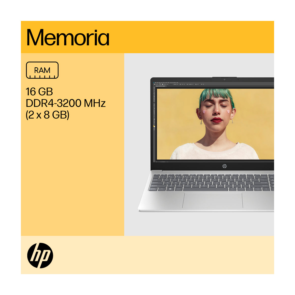 HP Laptop 15.6" FHD, AMD Ryzen 7 7730U, 16GB RAM, 1TB SSD, AMD Radeon, Windows 11 Home | Plateado