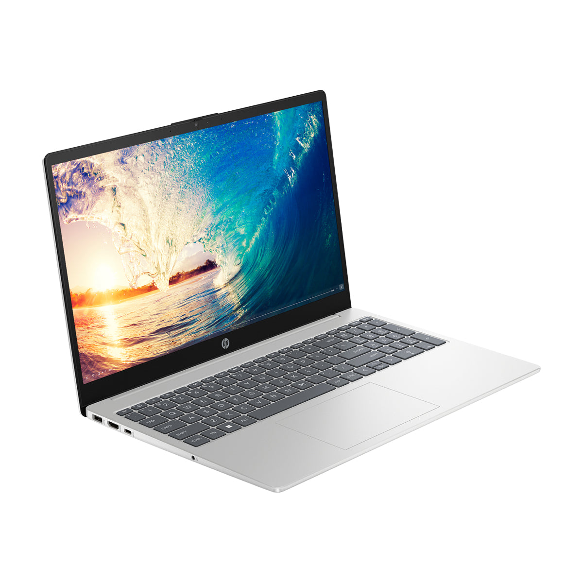HP Laptop 15.6" FHD, AMD Ryzen 7 7730U, 8GB RAM, 512GB SSD, AMD Radeon, Windows 11 Home | Plateado