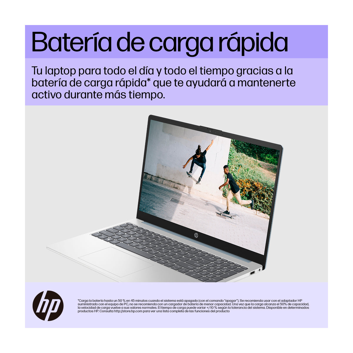 HP Laptop 15.6" FHD, Intel Core i5-1334U, 8GB RAM, 512GB SSD, Windows 11 Home | Plateado Azul
