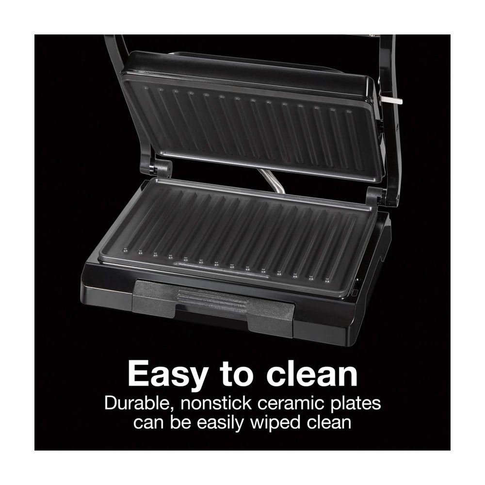 Proctor Silex Prensa para Panini | Sandwichera | Parrilla | Negro