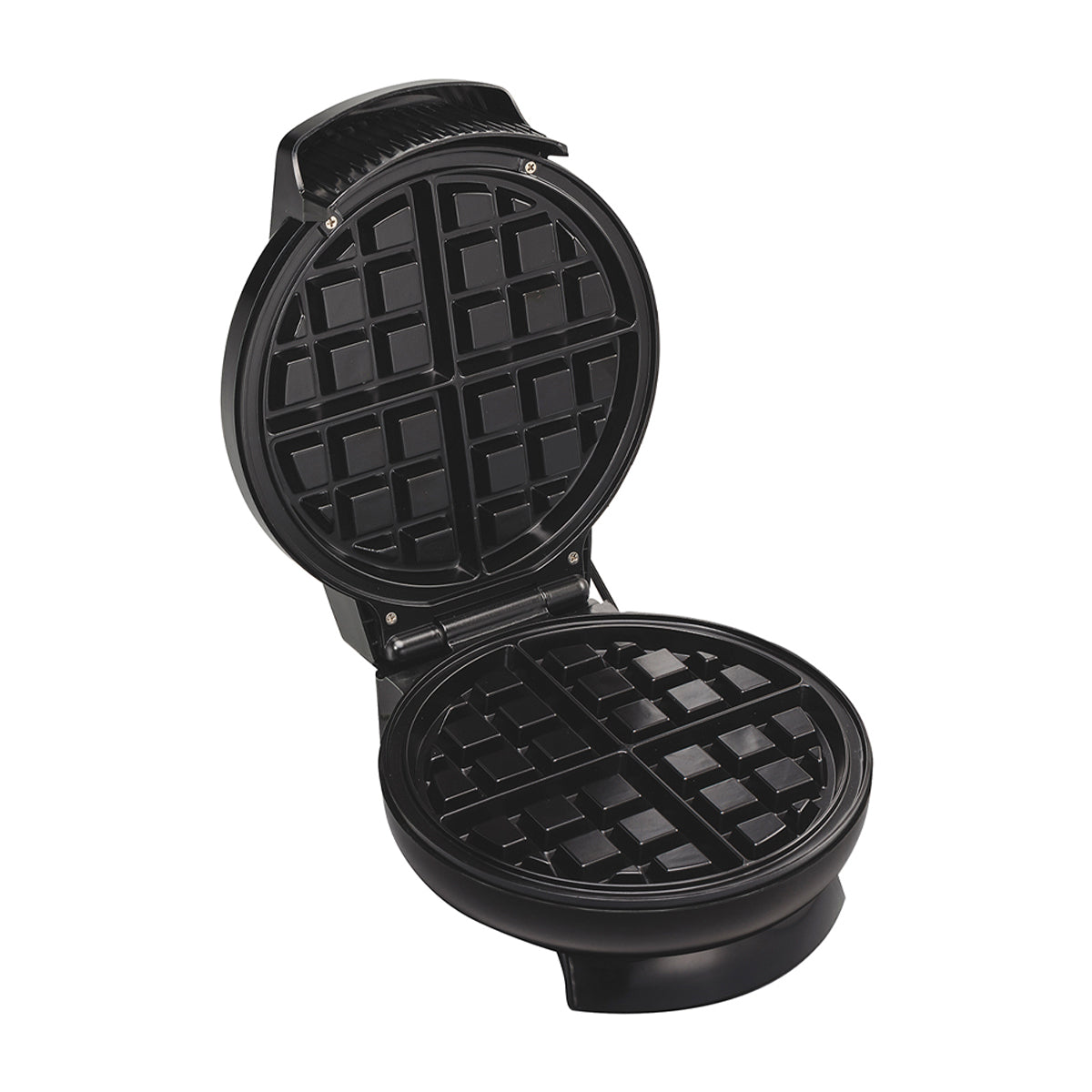 Hamilton Beach Waflera | Estilo Belga | Superficie Antiadherente | Rápido & Facil de Usar | Negro