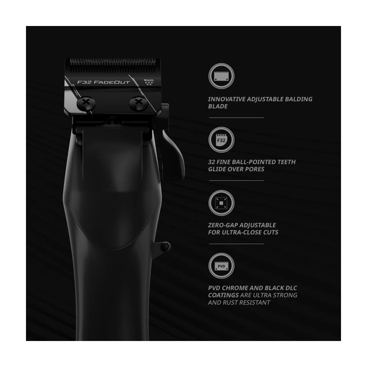 Wahl Professional Vapor Cordless 5 Estrellas Cortadora Inalámbrica / Cable | Negro