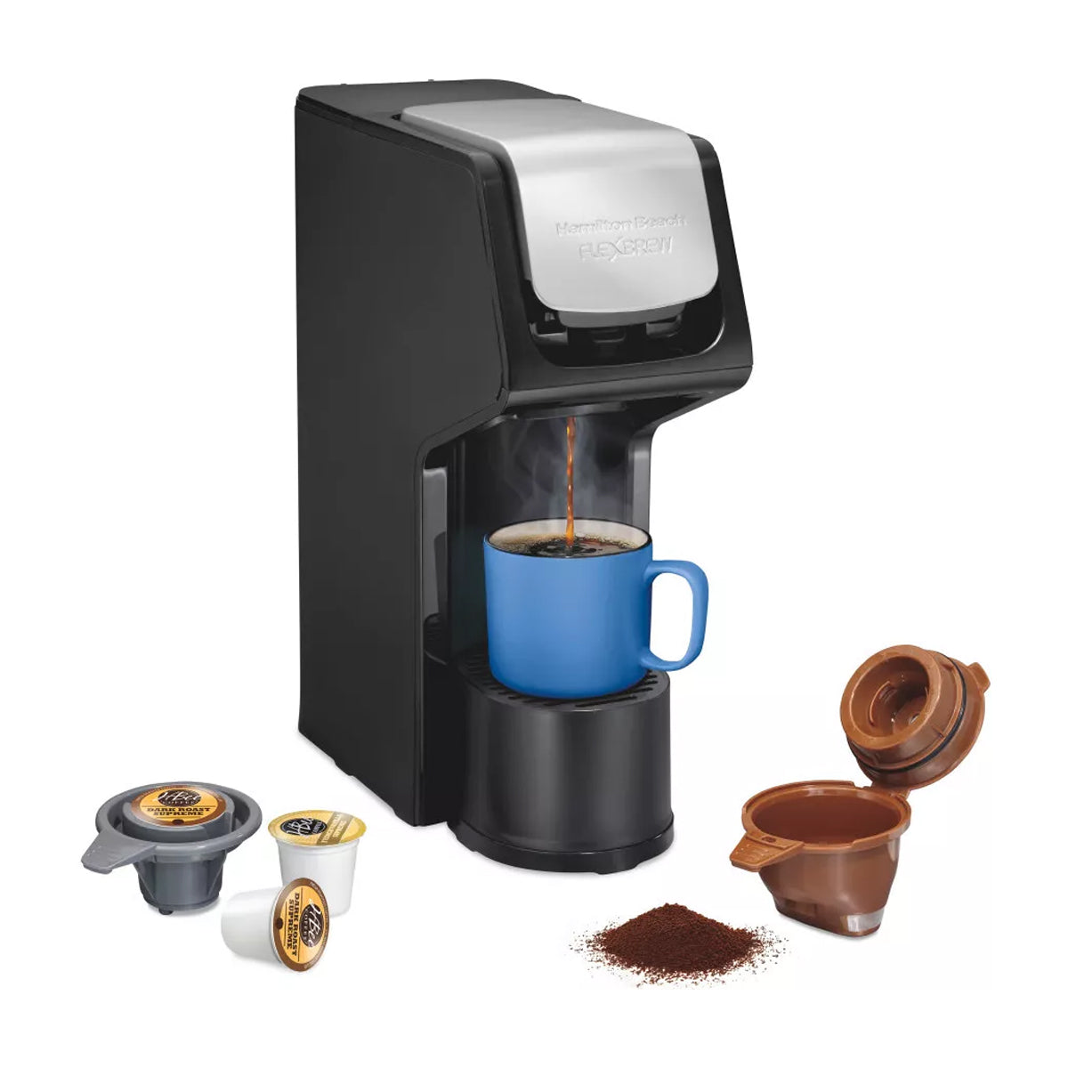 Hamilton Beach Cafetera Personal de 1 Taza | Single-Serve | Negro