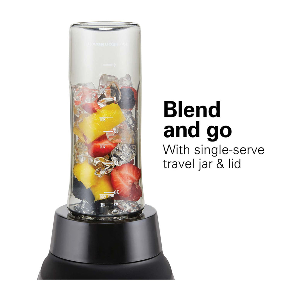 Hamilton Beach MultiBlend 3-en-1 | Wave-Action | 1.5L | 800W | Negro