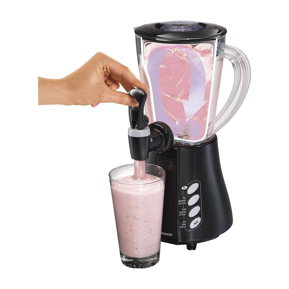 Hamilton Beach Wave Station Express Licuadora de 9 Funciones | Wave Action | 1.4L | 350W | Negro