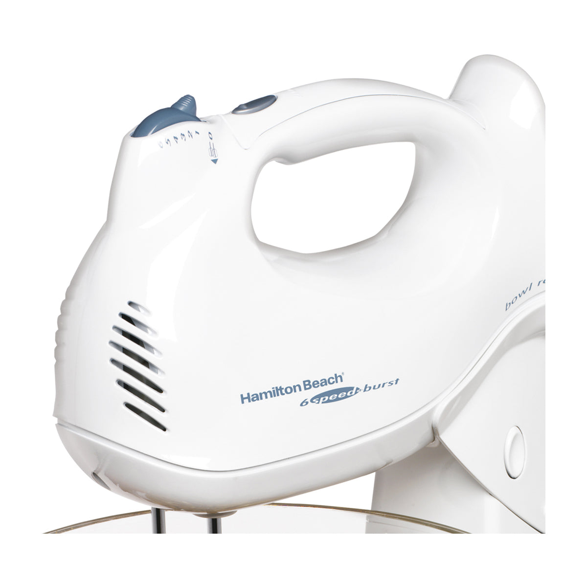 Hamilton Beach Batidora de Pedestal / Mano de 6 Velocidades | 3.79L | 275W | Blanco