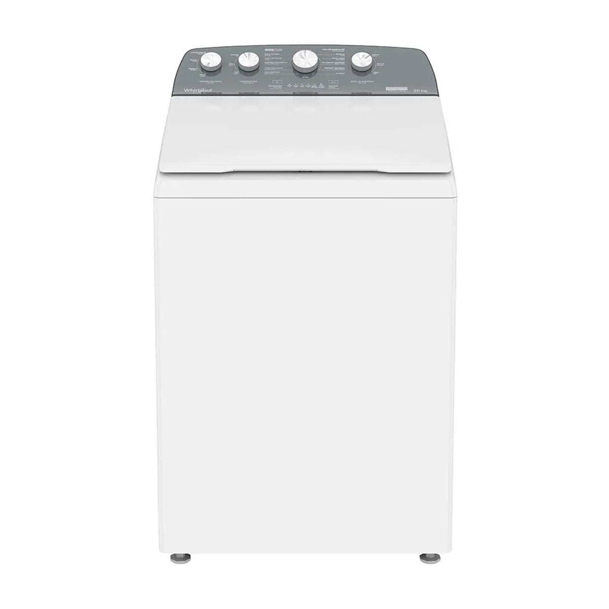 Whirlpool Lavadora Automática de Carga Superior | Xpert System | Smart Load | Agitador Double Action | 20kg