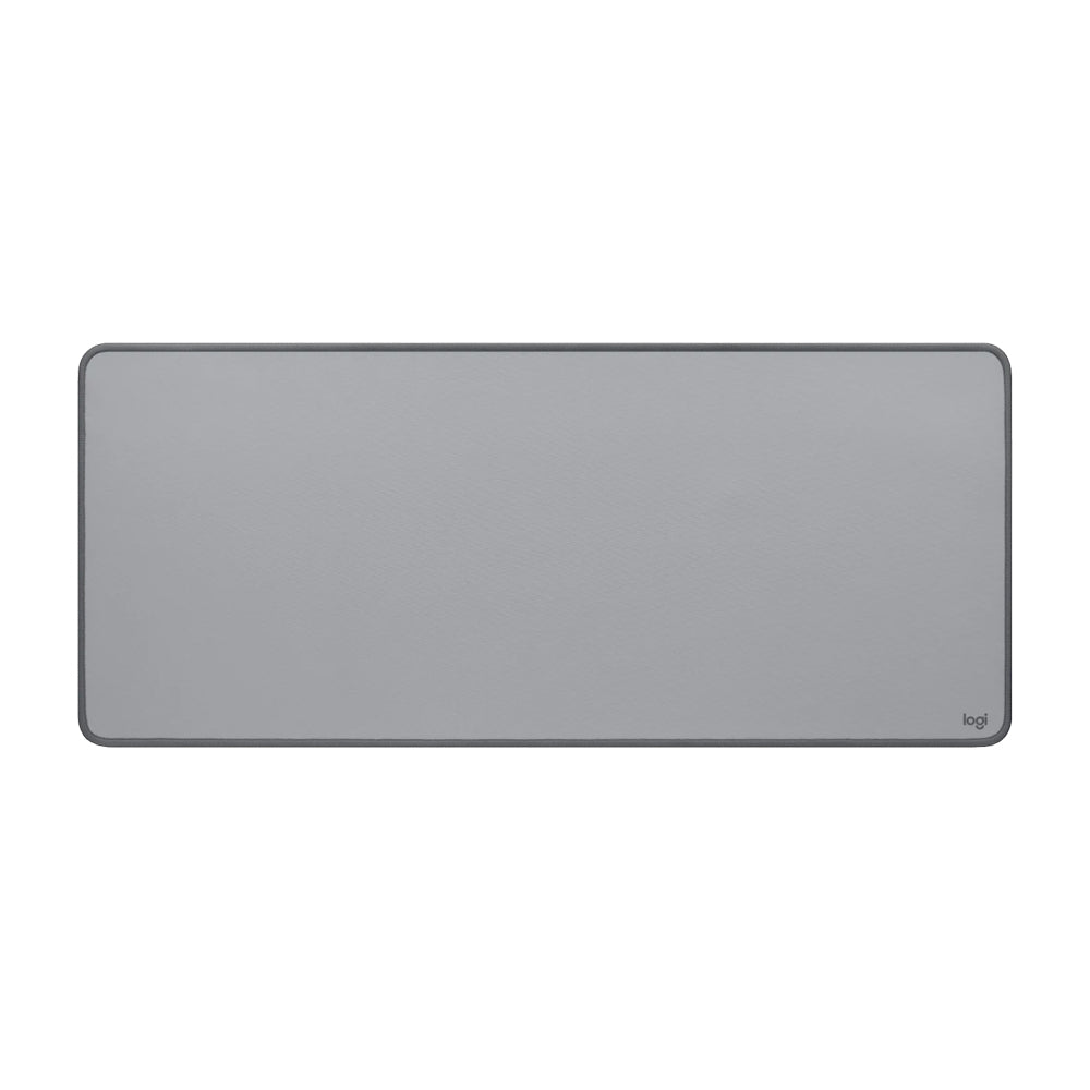 Logitech Desk Mat Alfombrilla para Escritorio | Antideslizante | Resistente a Salpicaduras | Gris