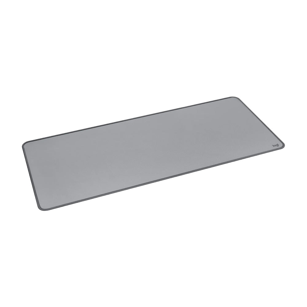 Logitech Desk Mat Alfombrilla para Escritorio | Antideslizante | Resistente a Salpicaduras | Gris