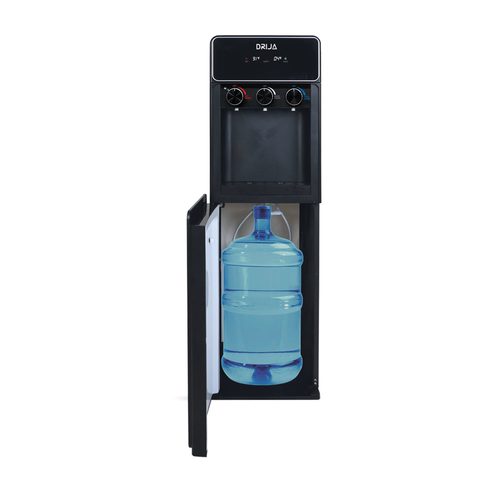 Drija Dispensador de Agua Fría/Caliente/Ambiente | Panel Táctil | Carga Inferior | Capacidad de 20L | Negro