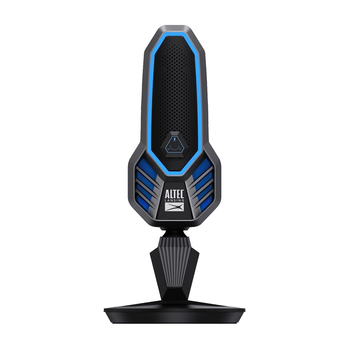 Altec Lansing Micrófono Gaming | Plug & Play | Botón Mute | Control de Volumen | Negro
