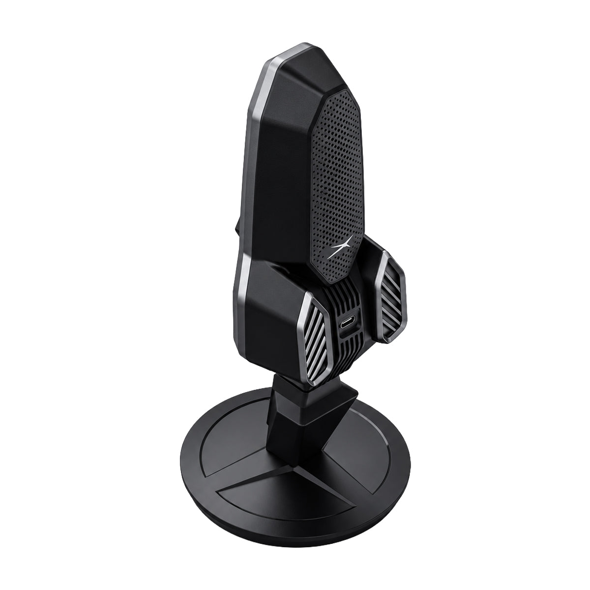 Altec Lansing Micrófono Gaming | Plug & Play | Botón Mute | Control de Volumen | Negro