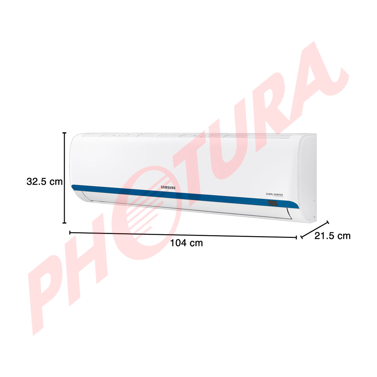 Samsung Aire Acondicionado Split Inverter 22,000 BTU | SEER 16 | Advance | Digital Inverter | Fast Cooling | Oscilación Automática Doble | 220v