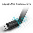 TP-Link Adaptador Inalámbrico USB WiFi | Doble Banda | Alta Ganancia | 256QAM | Hasta 633Mbps