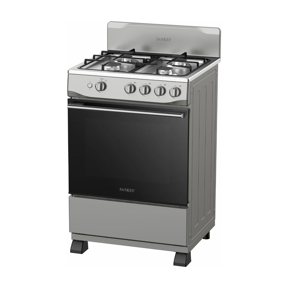 Sankey Estufa a Gas de Acero Inoxidable | Enc. Eléctrico | 24" | 4 Quemadores
