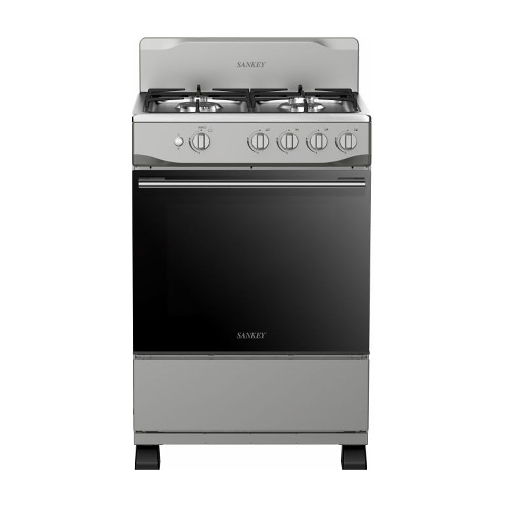 Sankey Estufa a Gas de Acero Inoxidable | Enc. Eléctrico | 24" | 4 Quemadores