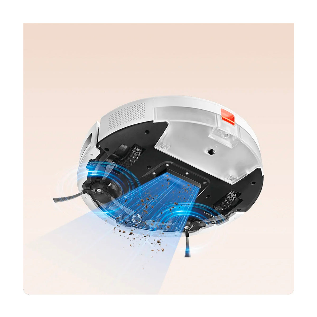 Xiaomi Aspiradora Robot Vacuum E5 Trapeador 2 en 1 | Succión de 2000Pa | limpieza en zigzag | control por voz | Blanco