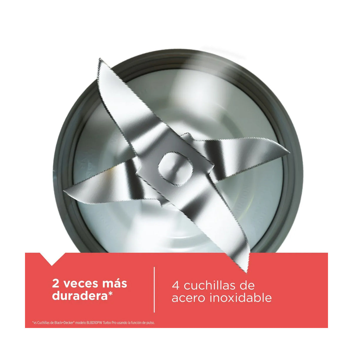 Black & Decker Ice Crush Licuadora de 8 Velocidades | Función de Pulso | Base Metálica | Jarra de Vidrio | 1.25L | 700W | Plateado