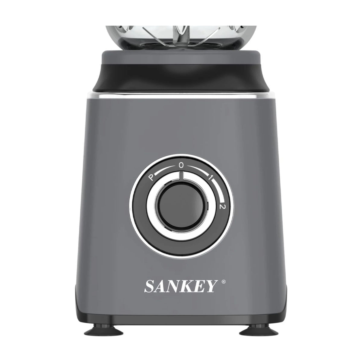 Sankey Licuadora de 2 Velocidades | Función de Pulso | Jarra de Vidrio | 1.5L | 500W | Gris