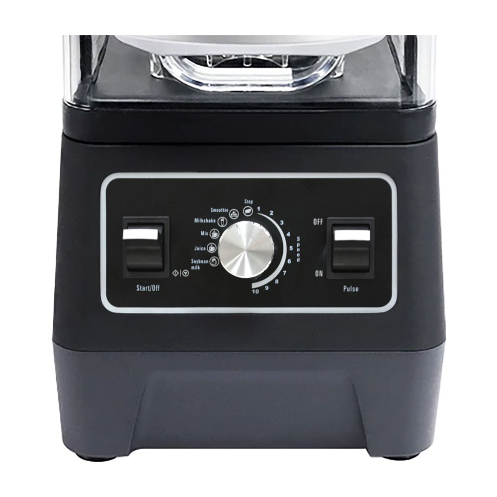 Sankey Licuadora de 10 Velocidades | Cubierta de Sonido | Función de Pulso | Jarra de Policarbonato | 1.6L | 1800W | Negro