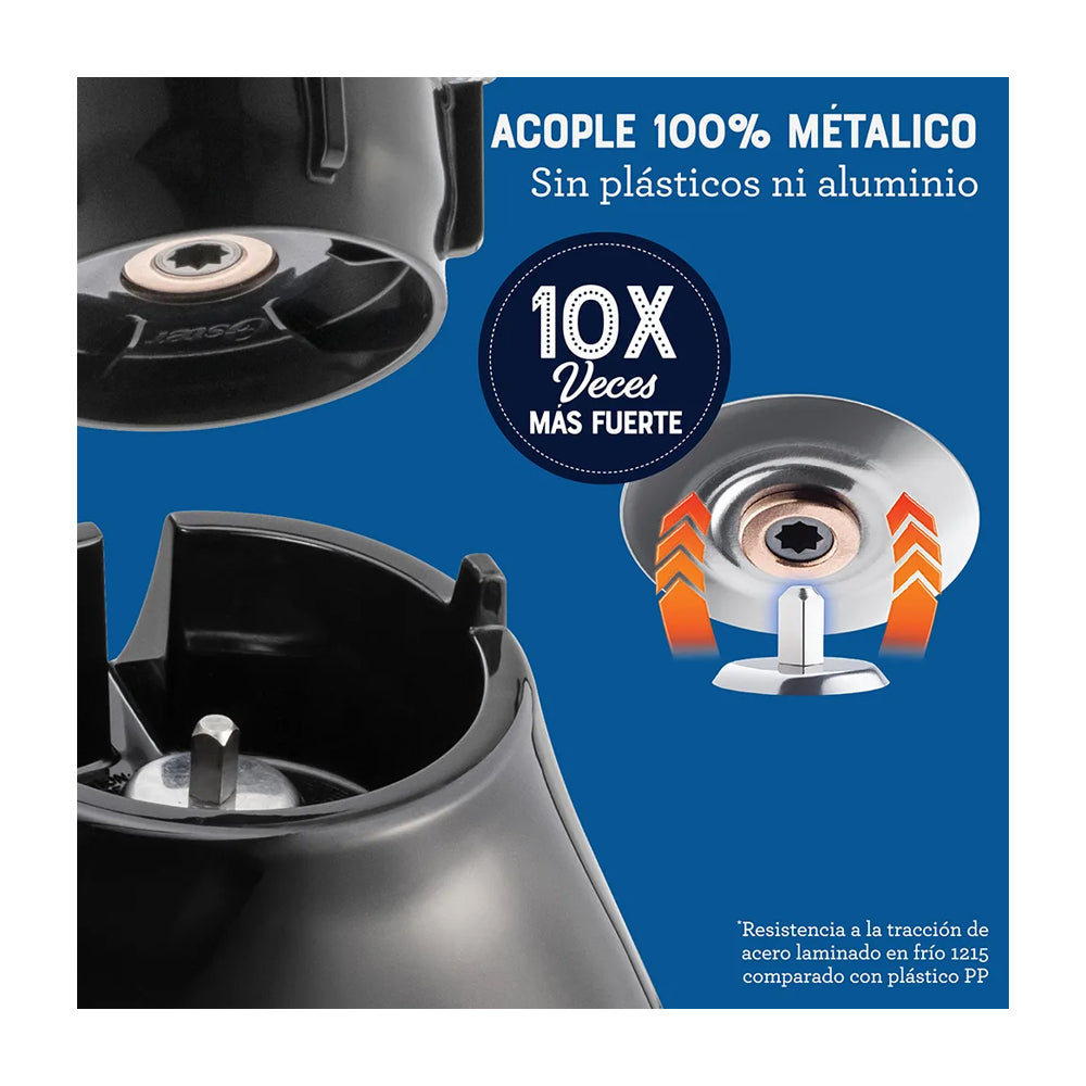 Oster BLSTKAGBRD Licuadora de 2 Velocidades | Boroclass | All-Metal Drive | Función de Pulso | 1.5L | 800W | Negro