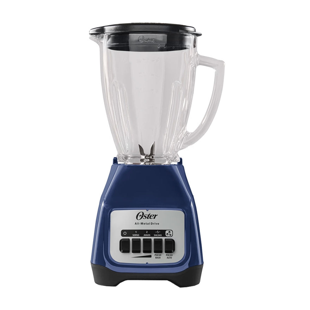 Oster BLSTKAGLPB Licuadora de 2 Velocidades | Boroclass | All-Metal Drive | Función de Pulso | 1.5L | 800W | Azul