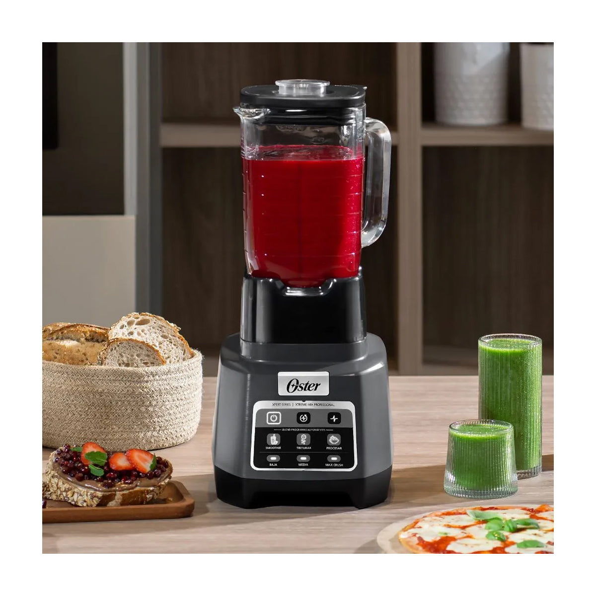 Oster BLSTXPGBW Xpert Series Licuadora de 3 Velocidades | Xtreme Mix | Max Crush | Pulso | Tecnología Reversible | All-Metal-Drive | 2L | 1500W