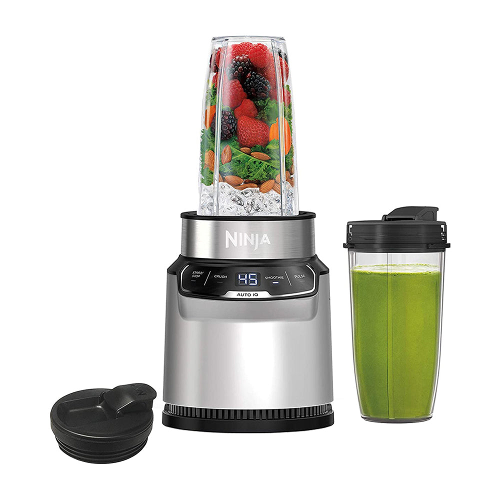 Ninja Nutri-Blender Pro Licuadora / Extractor de Nutrientes | Auto IQ | Función de Pulso | 1100W | 0.7L | Plateado