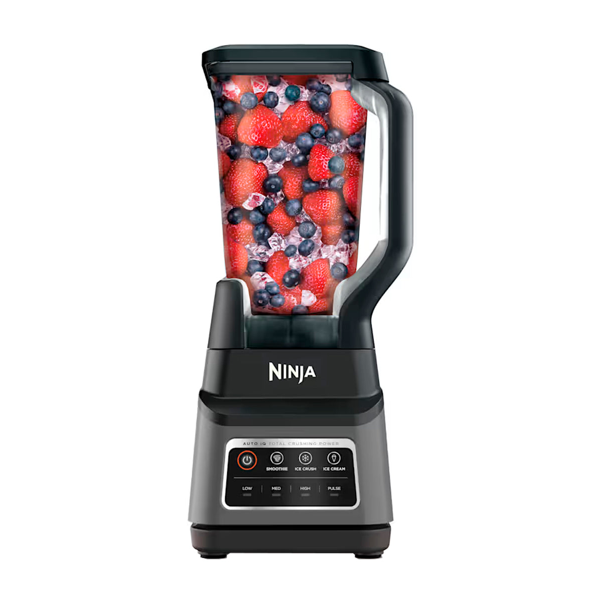 Ninja Professional Plus Blender Licuadora de 3 Velocidades | Auto-IQ | Tecnología Total Crushing | Función de Pulso | 2.13L | 1400W | Gris