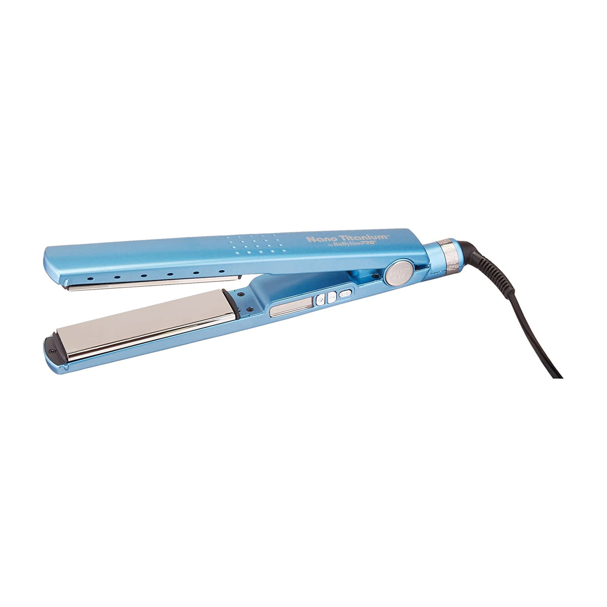 BaBylissPRO Plancha Alisadora para el Cabello | Nano Titanium | Digital | 1.25" | Azul
