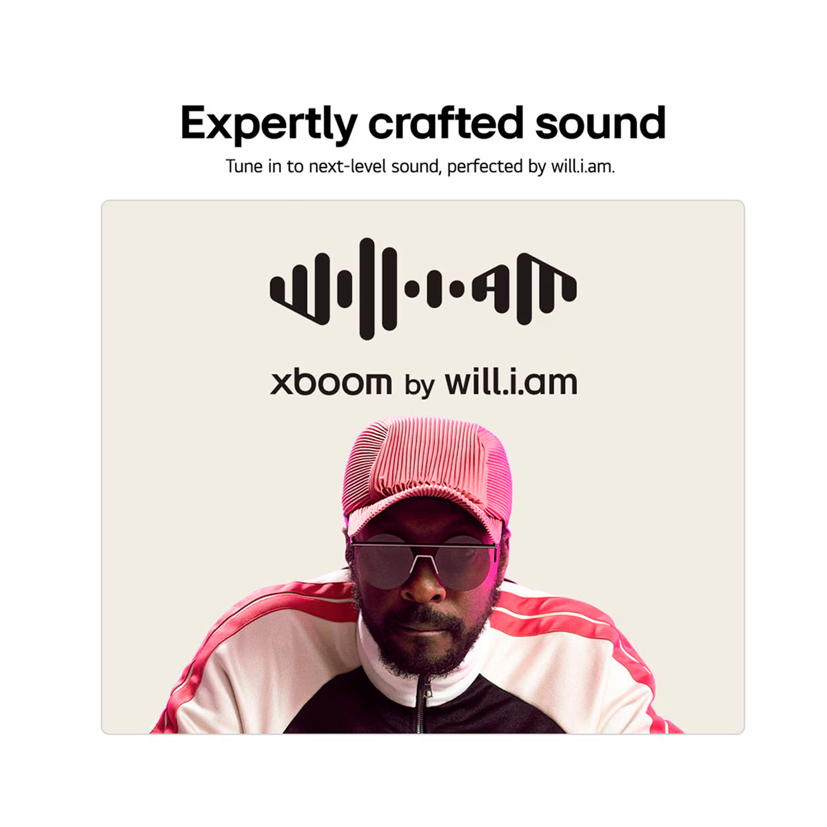 LG XBOOM Bounce Bocina Portátil Bluetooth | Auracast | Iluminación | 30H | IP67 | Negro