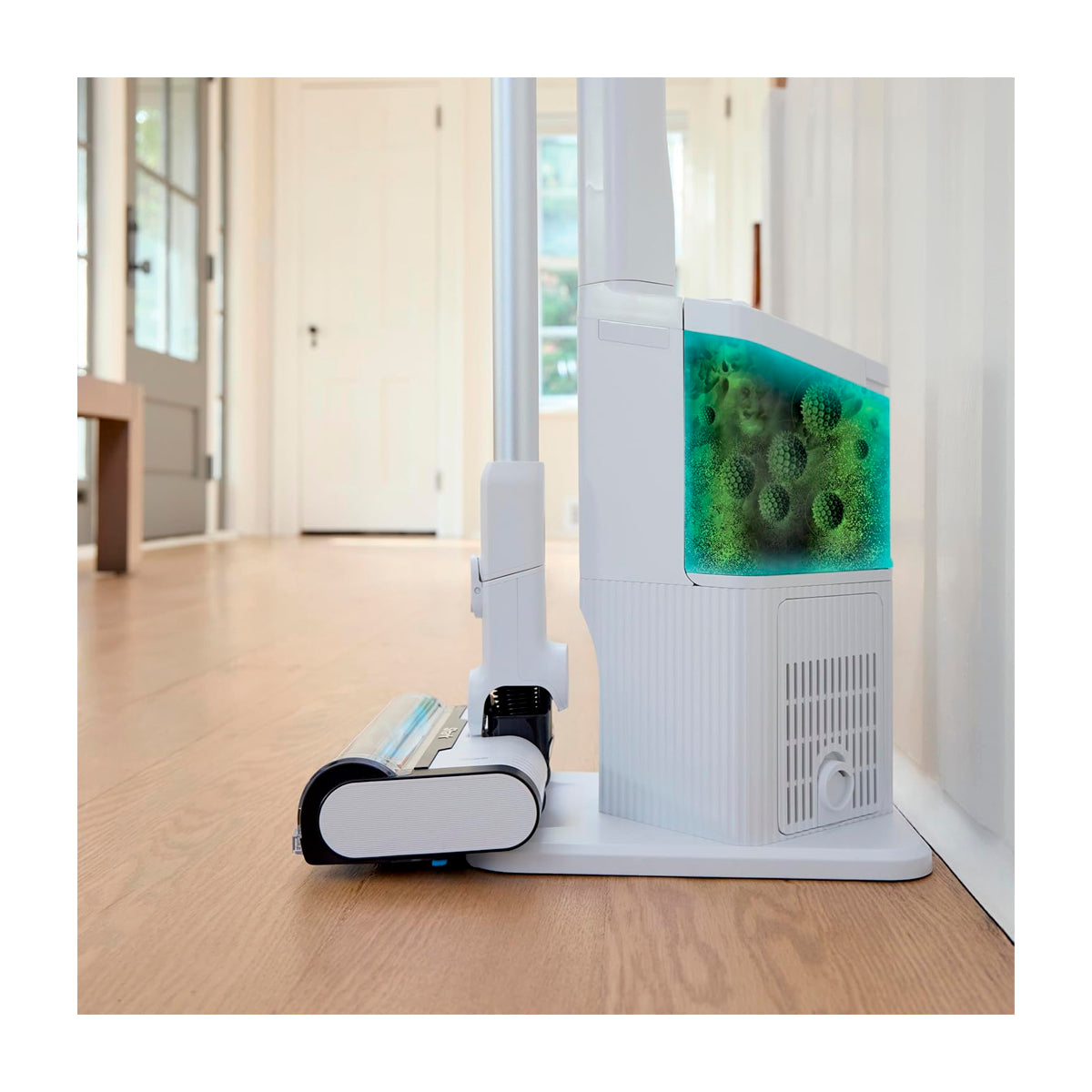 Shark Clean & Empty Cordless Aspiradora Inalámbrica | Succión Potente | CleanTouch | 1.3L | Blanco