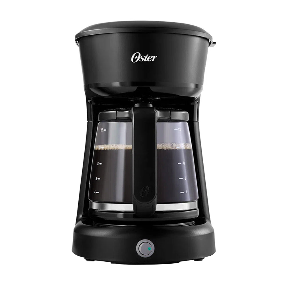 Oster BVSTDCS12BN Cafetera de 12 Tazas | Filtro Permanente Lavable | Pausa y Servir | Negro