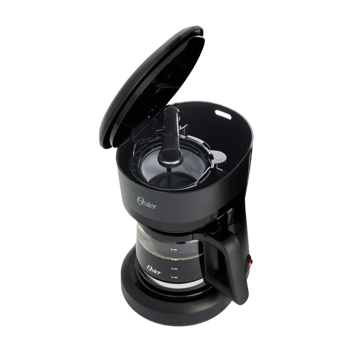 Oster BVSTDCS51B Cafetera de 5 Tazas | Filtro Permanente Lavable | Pausa y Servir | Negro