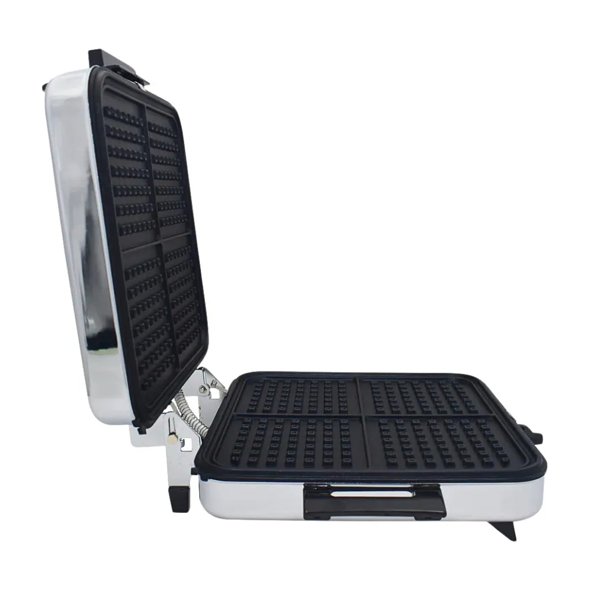 Oster CG120W012 Plancha Sandwichera 3 en 1 | Altura Ajustable | Placas Reversibles | Planchas Antiadherentes | Plateado Negro