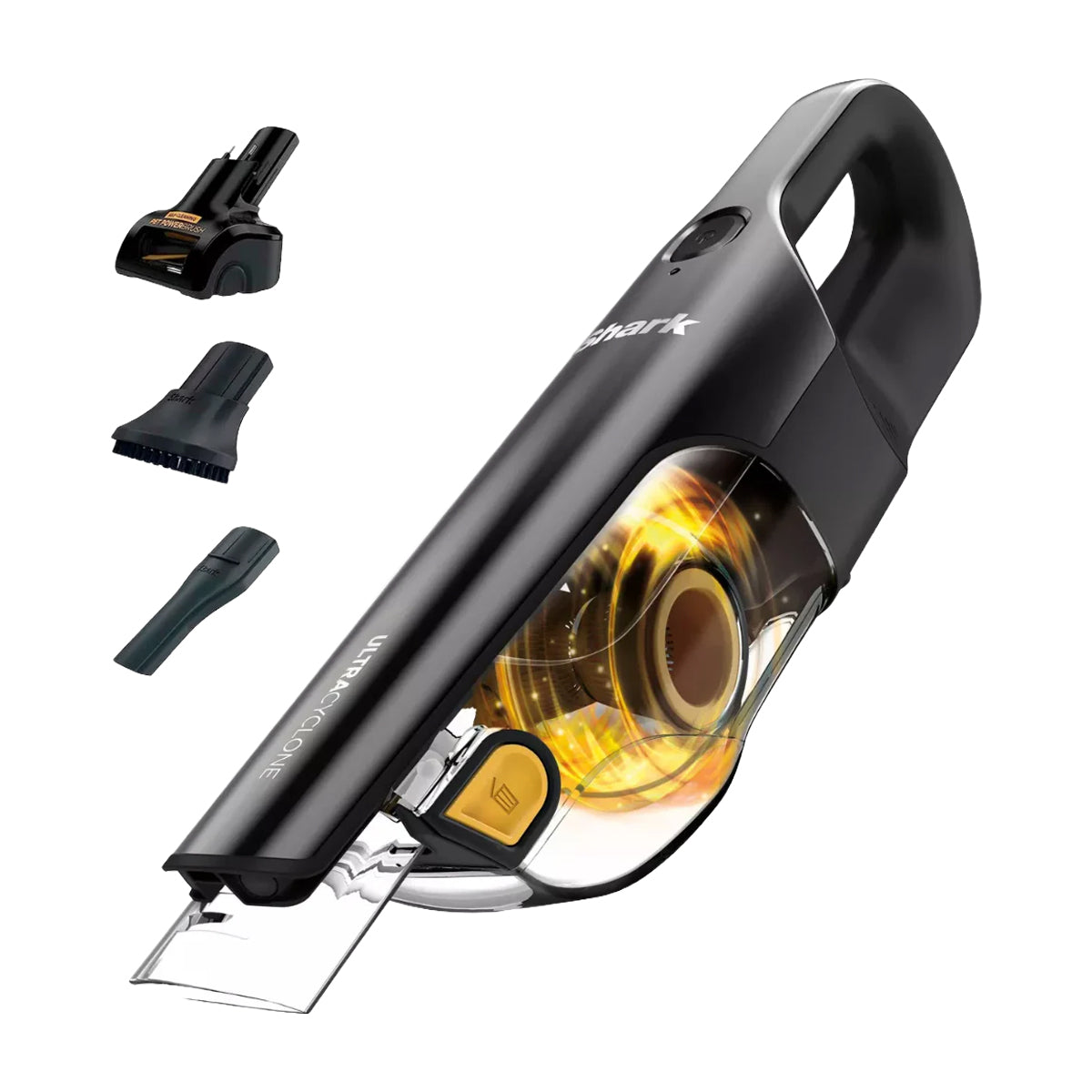 Shark UltraCyclone Pet Pro Plus Cordless Aspiradora de Mano Inalámbrica | Succión Potente | CleanTouch | Recipiente XL | Negro