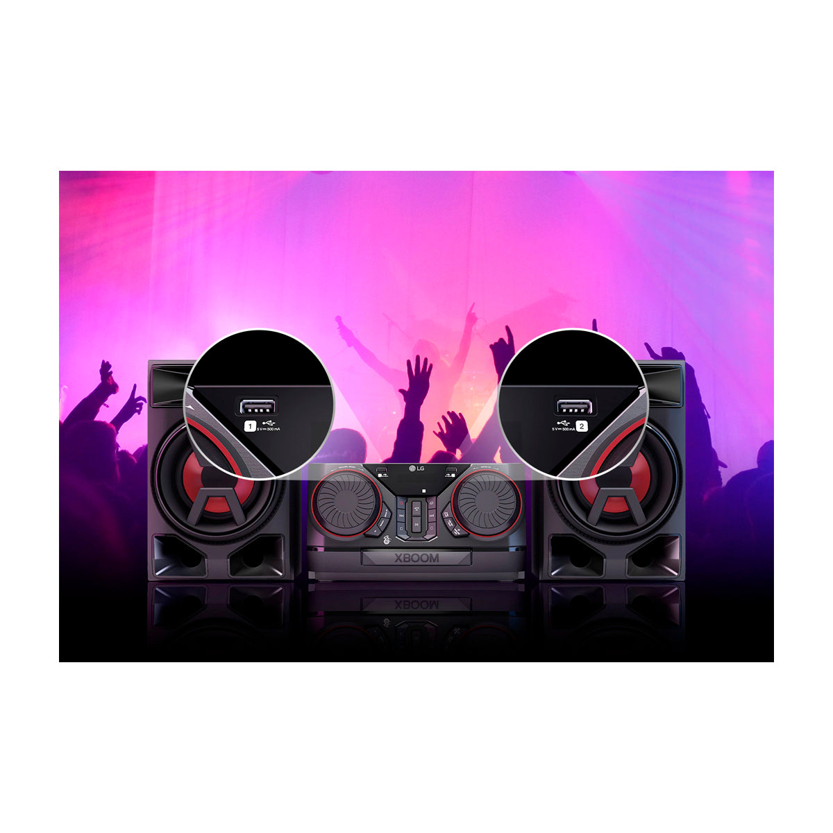 LG XBOOM Equipo de Sonido Minicomponente | 300W | Auto DJ | Wireless Party Link | Multi Jukebox