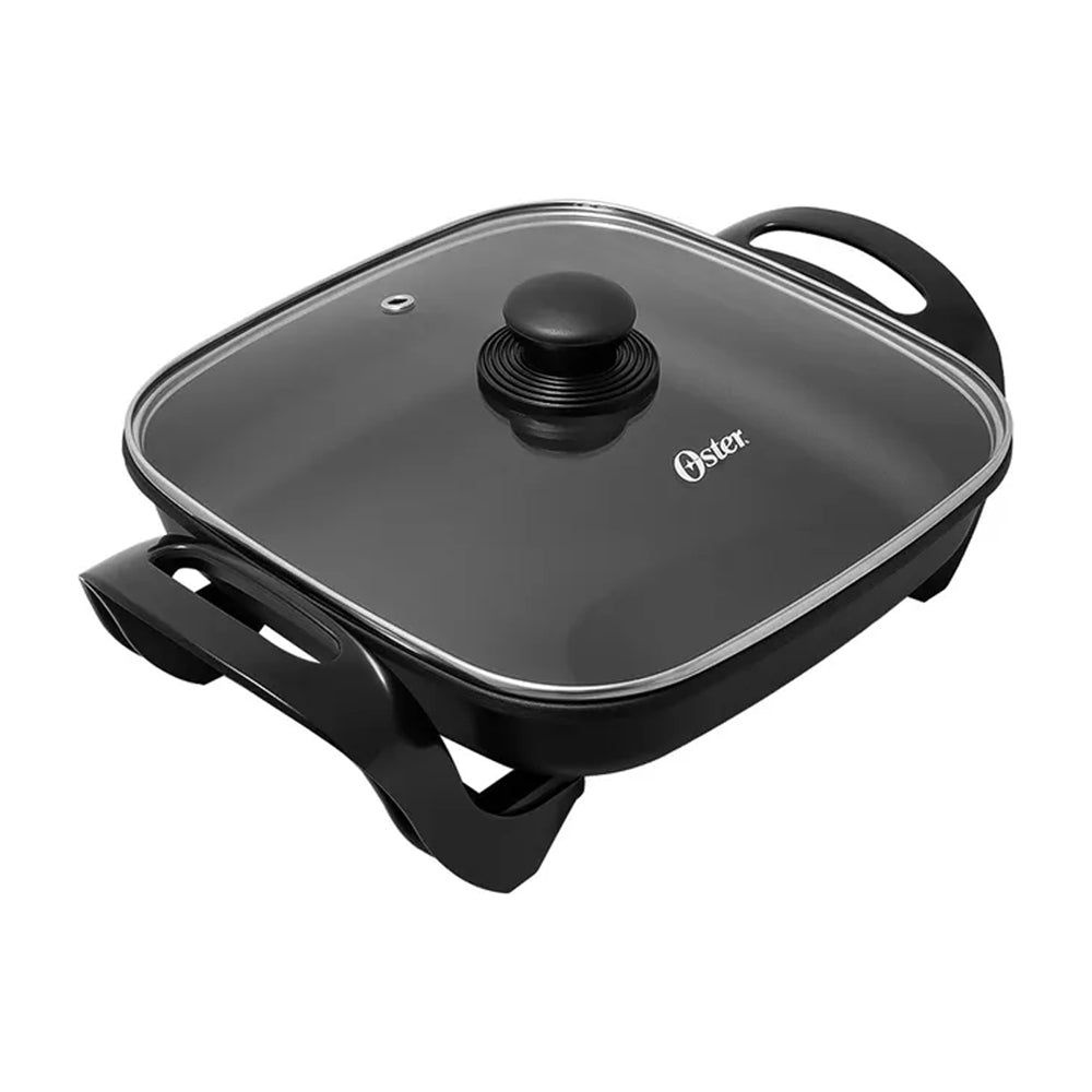 Oster CKSTSK1712B Sartén Eléctrico | Antiadherente | Control Ajustable | 1500W | Negro