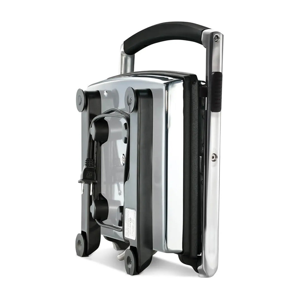 Oster CKSTSM3884 Sandwichera Grill | Altura Ajustable | Almacenamiento vertical | Planchas antiadherentes | Plateado