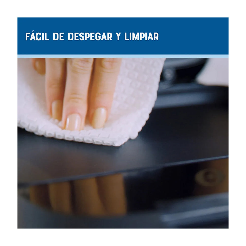 Oster CKSTSM400 Sandwichera | Antiadherente | Quick Lock | Luces Indicadoras | Negro