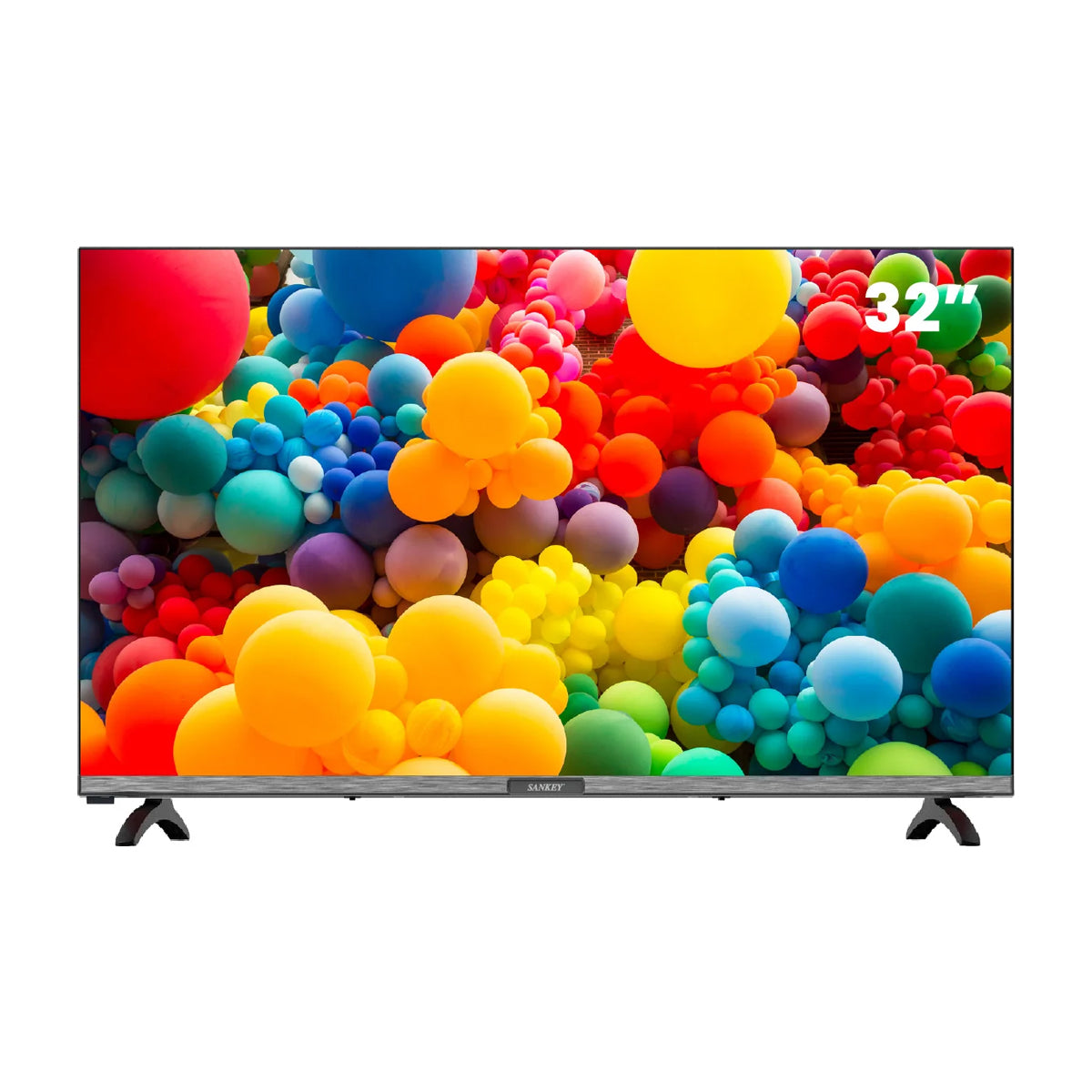 Sankey Televisor LED HD Smart de 32" | Procesador Quad Core | Frameless Design | Ultra Slim | Whale OS
