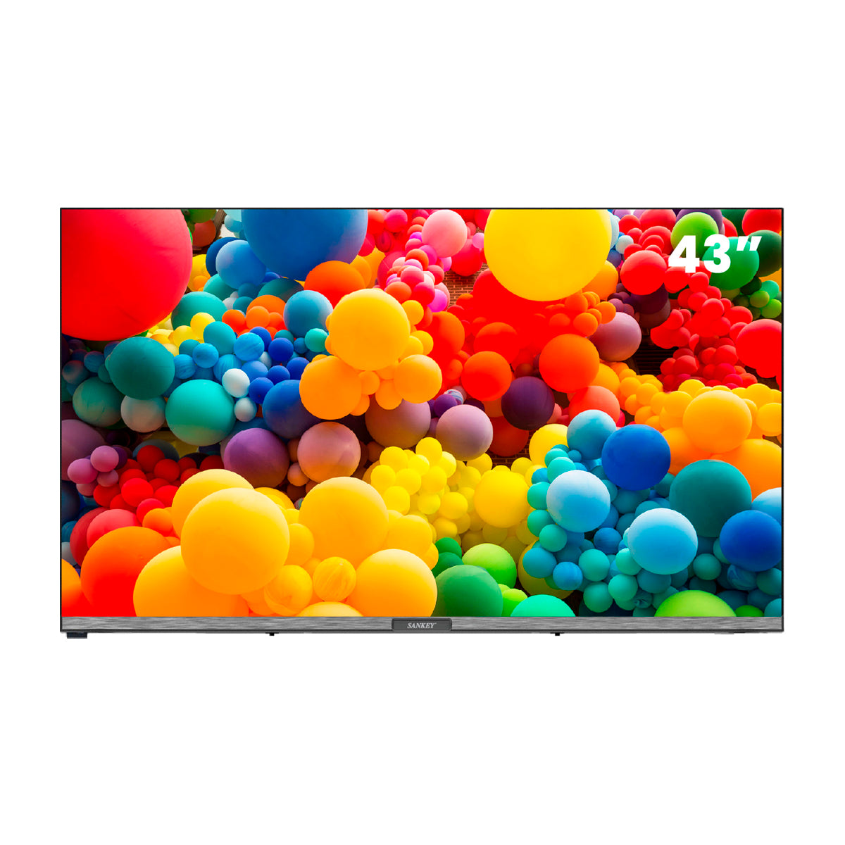 Sankey Televisor LED Full HD Smart de 43" | Procesador Quad Core | Frameless Design | Ultra Slim | Whale OS