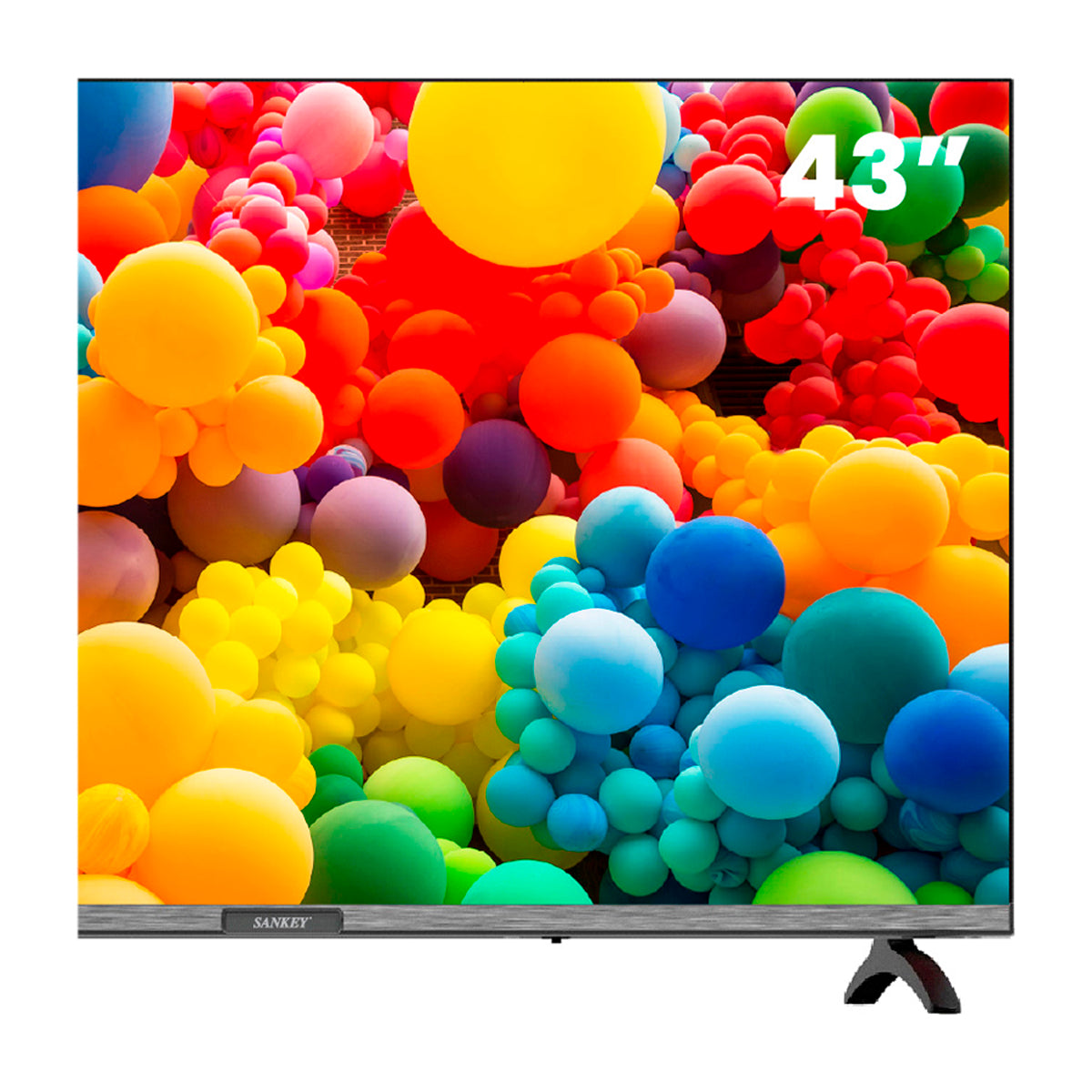 Sankey Televisor LED Full HD Smart de 43" | Procesador Quad Core | Frameless Design | Ultra Slim | Whale OS