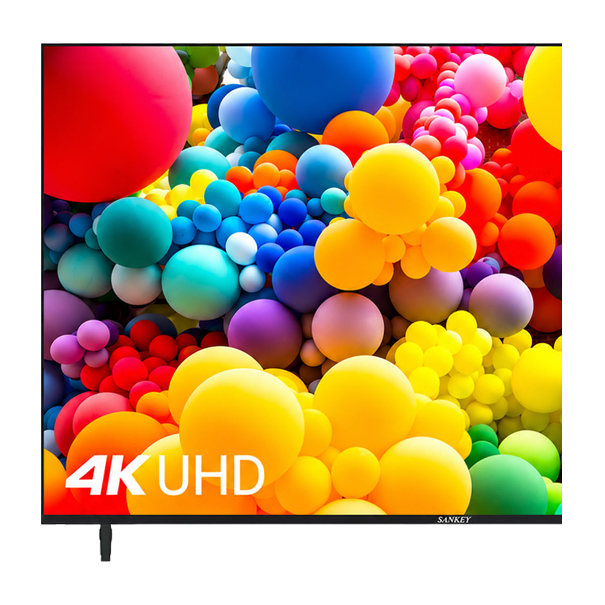 Sankey Televisor QLED Ultra HD 4K HDR Smart de 100" | Procesador Quad Core 4K | Quantum Dot | Frameless Design | Ultra Slim | Web OS