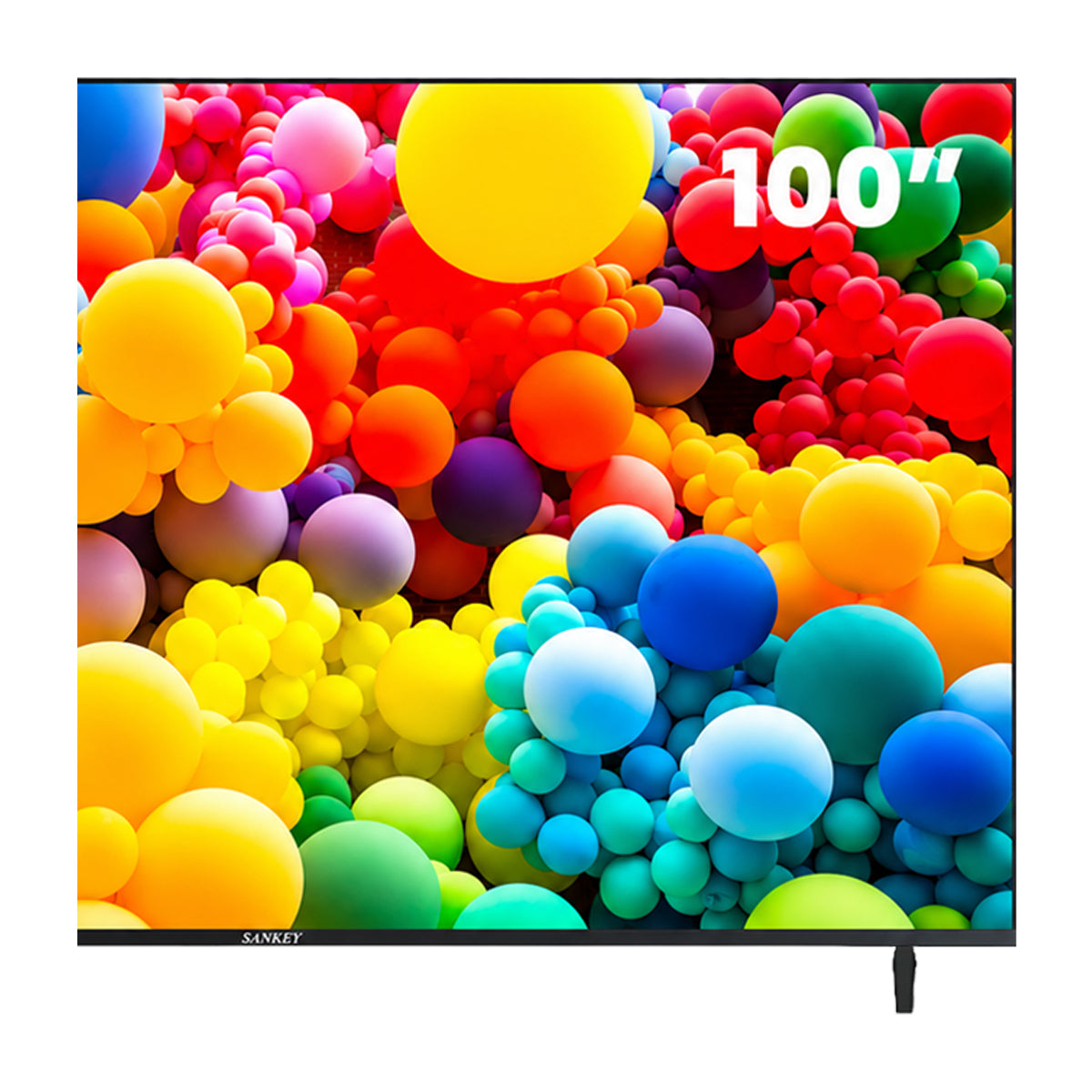 Sankey Televisor QLED Ultra HD 4K HDR Smart de 100" | Procesador Quad Core 4K | Quantum Dot | Frameless Design | Ultra Slim | Web OS