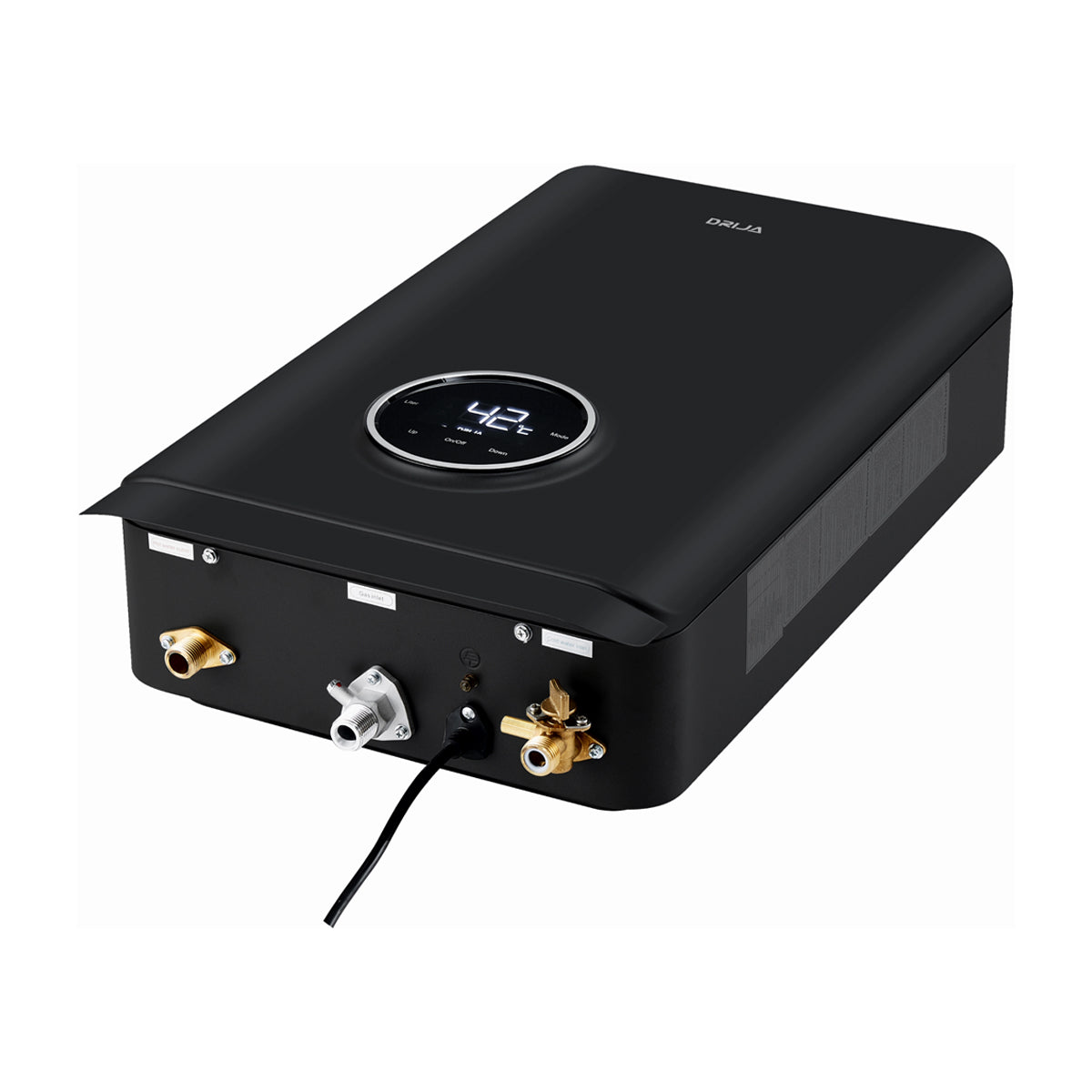 DRIJA Calentador de Agua a Gas | 42KW | 21L | Negro