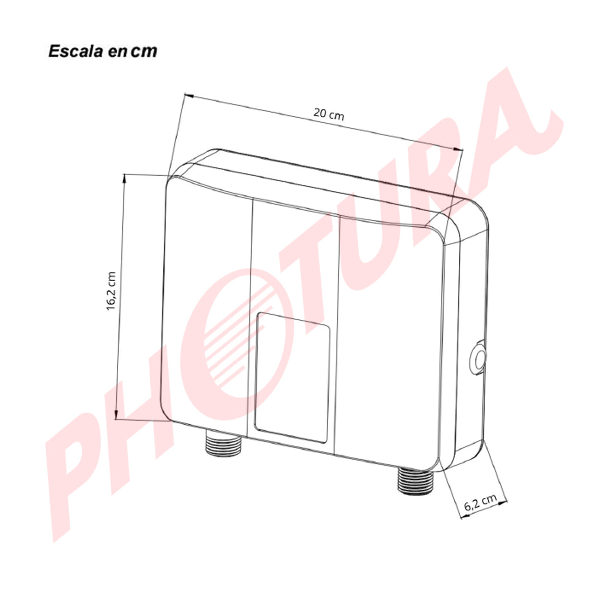 Drija Calentador de Agua Eléctrico | 6.5KW | 8.5L