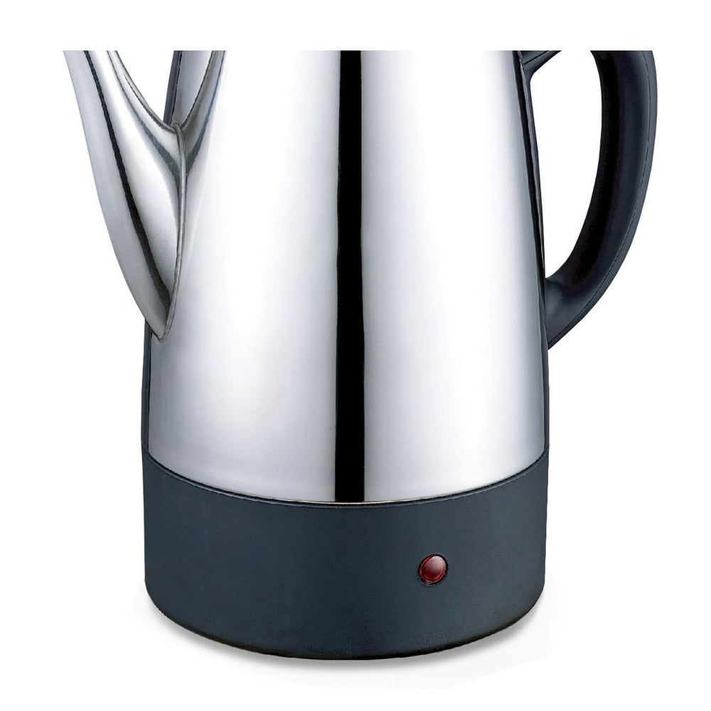 Sankey Cafetera Percoladora de 12 Tazas | Acero Inoxidable