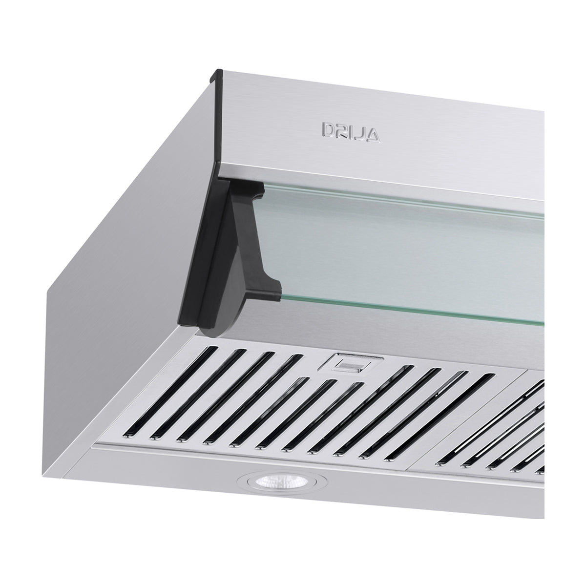 Drija Compatto 76 Acero Extractor de Grasa | Tipo Compacto | 3 Velocidades | 1 Filtro de Carbón | 3 Filtros de Aluminio | 260m3/H | Acero