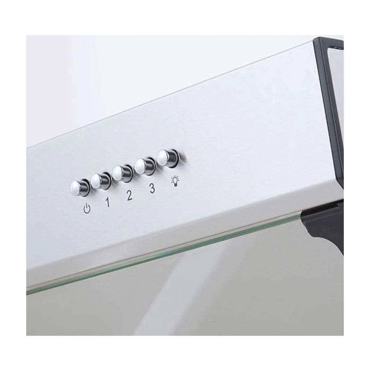 Drija Compatto 76 Acero Extractor de Grasa | Tipo Compacto | 3 Velocidades | 1 Filtro de Carbón | 3 Filtros de Aluminio | 260m3/H | Acero